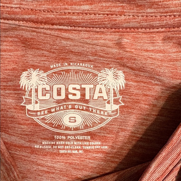 Costa Men’s Long Sleeve Top in Small - Heathered Red - Picture 3 of 7